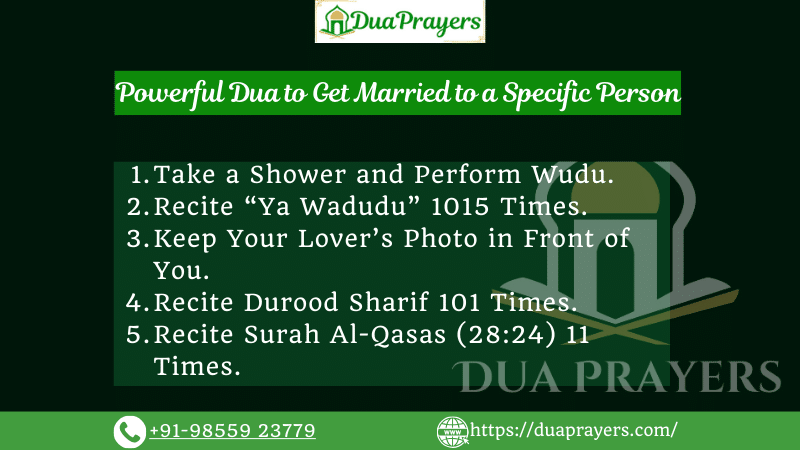 Powerful Dua to Get Married to a Specific Person (5 Best Duas)