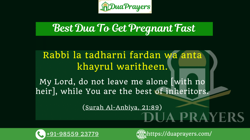 Best Dua To Get Pregnant Fast within a Month (5 Duas For Pregnancy)